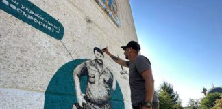 В Ужгороді з’явився мурал із зображенням відомого письменника