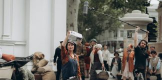 Закінчили знімання художнього фільму про Олександра Довженка